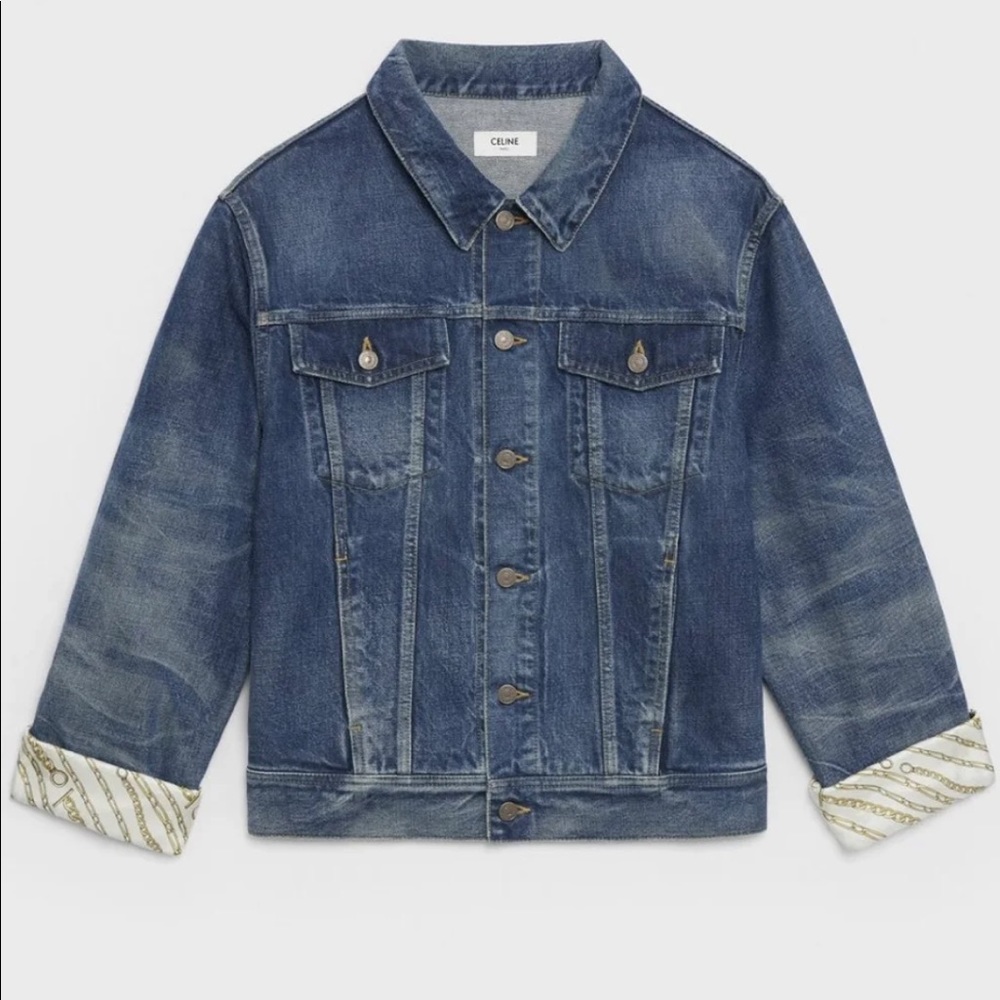 Celine denim jacket men’s size L
